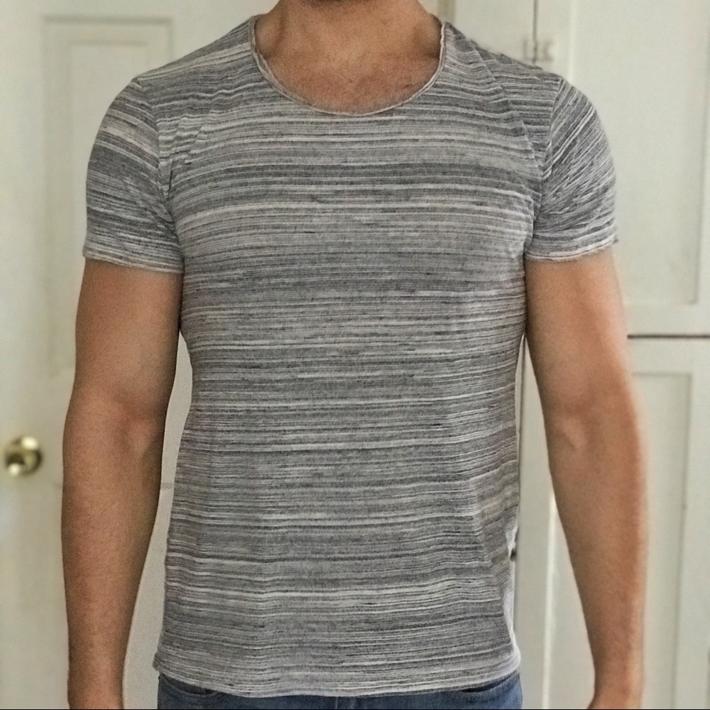 SCOTCH & SODA Men's Home Alone Grey T-shirt
